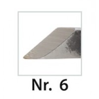 Kniv til linoleum, nr. 6